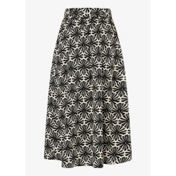 Poplin Print Skirt