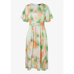Printed Chiffon Dress