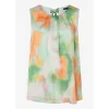 Printed Chiffon Top