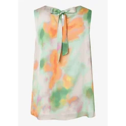 Printed Chiffon Top