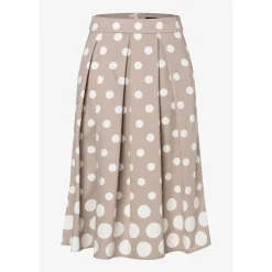 Printed Dot Skirt