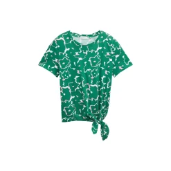 Printed knot T-Shirt