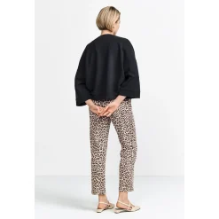 Printed scuba pants recycled