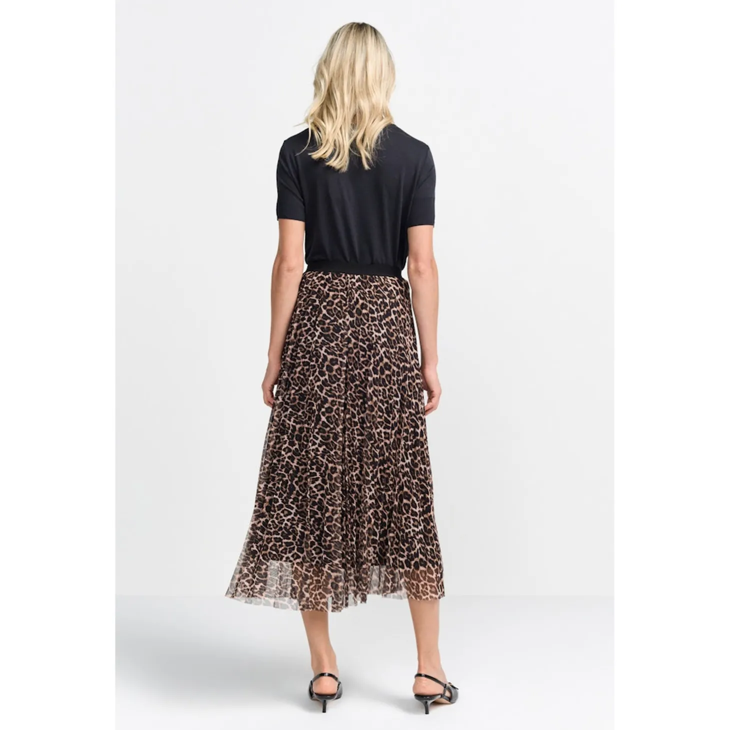 Printed Tulle Skirt
