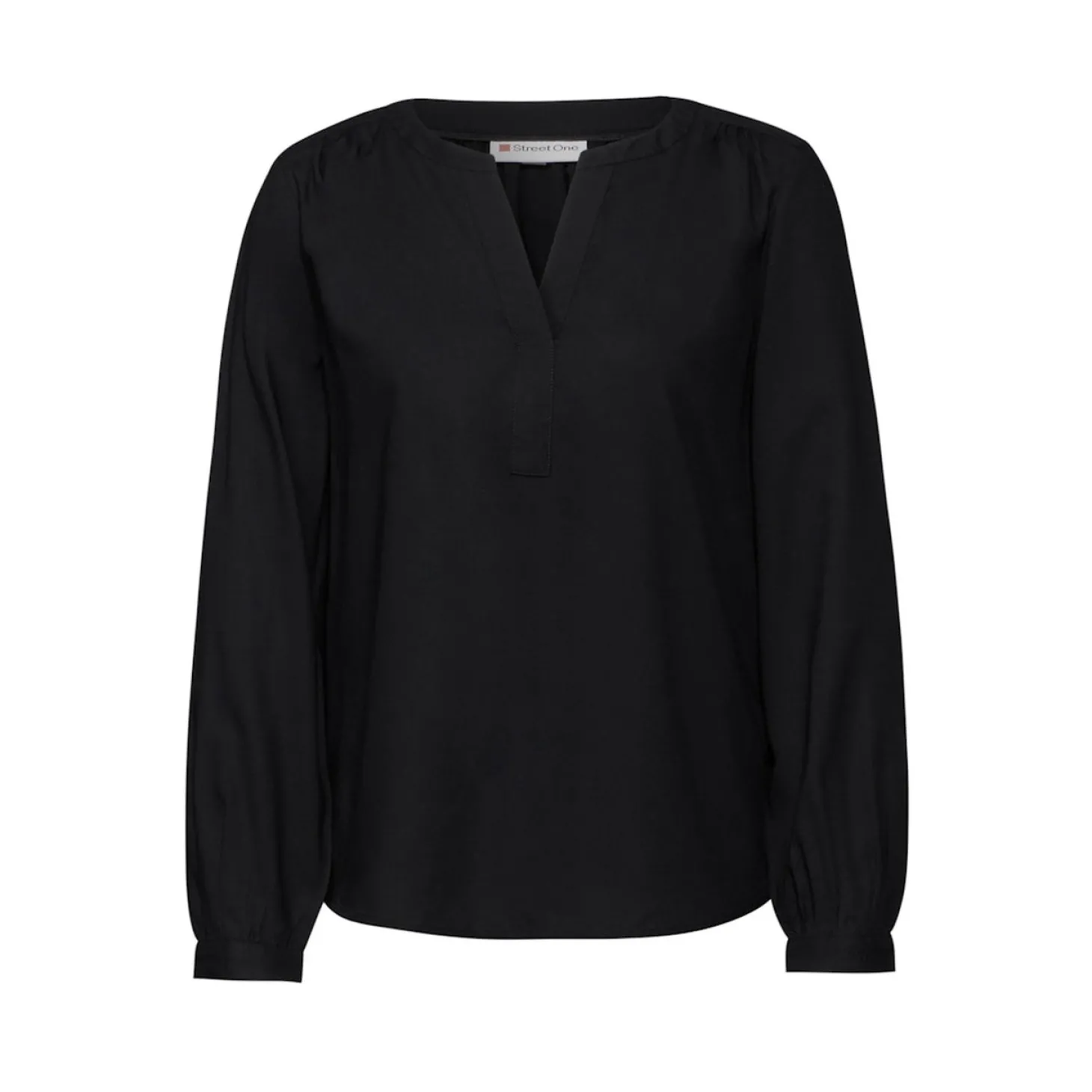 QR Splitneck tunic blouse