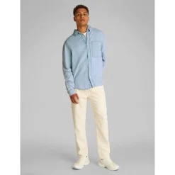REGULAR LINEAR DENIM SHIRT