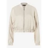 Sateen Zipper Blouson