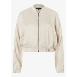 Sateen Zipper Blouson
