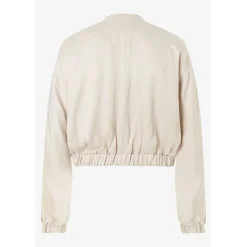 Sateen Zipper Blouson