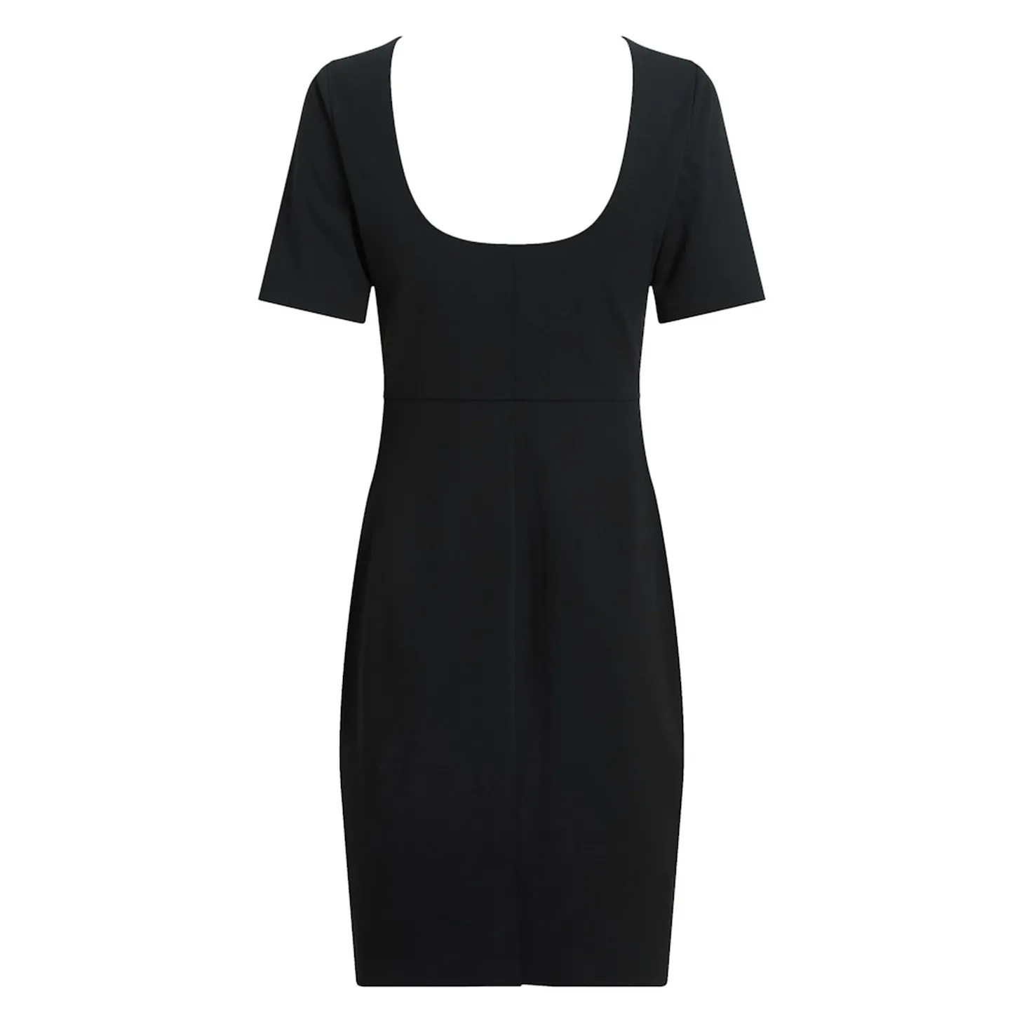 SCUBA CREPE FRONT TWIST DRESS