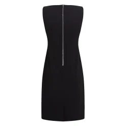 SCUBA CREPE NS GATHERED DRESS