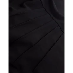 SCUBA CREPE NS GATHERED DRESS