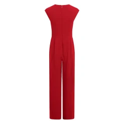 SCUBA CREPE TWIST FRONT JUMPSU