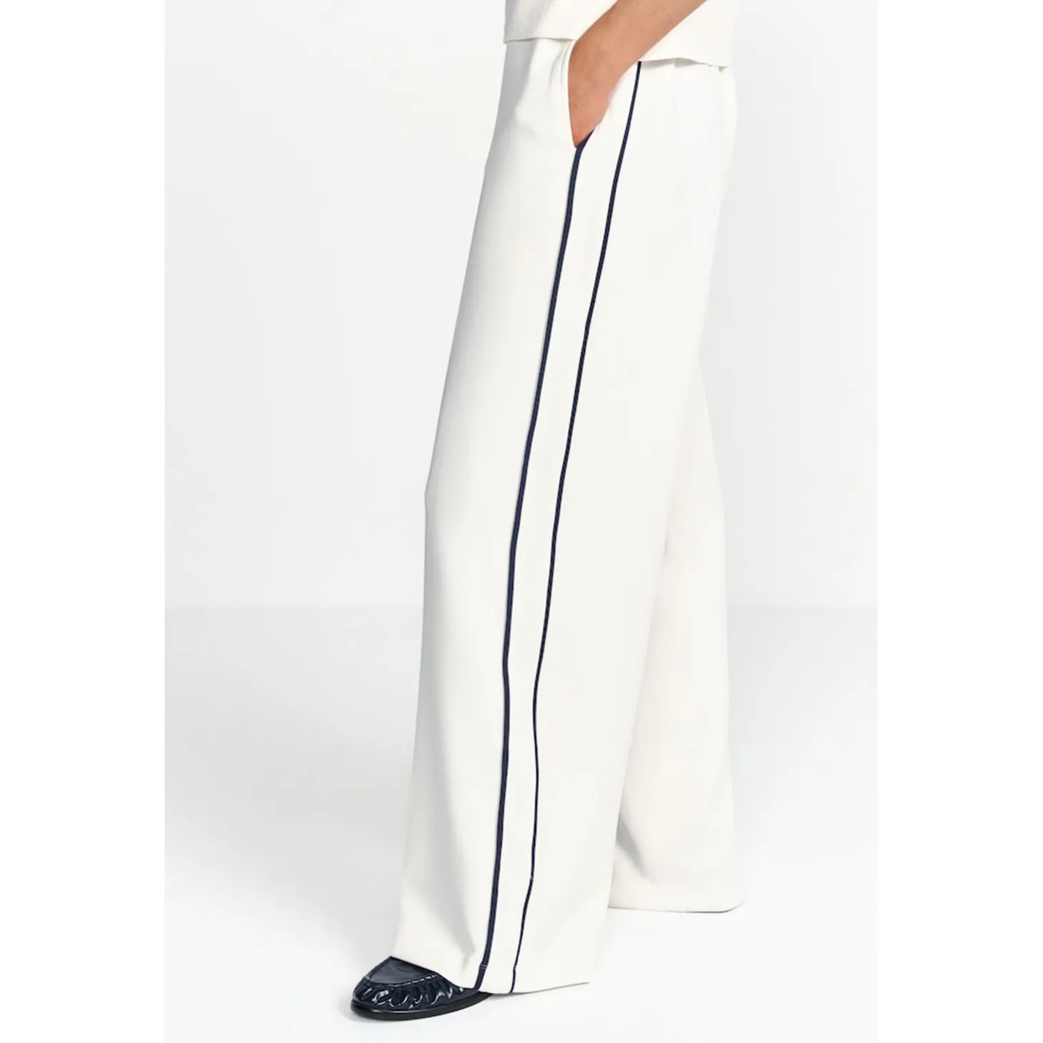Scuba Wide Leg Tennis Pants