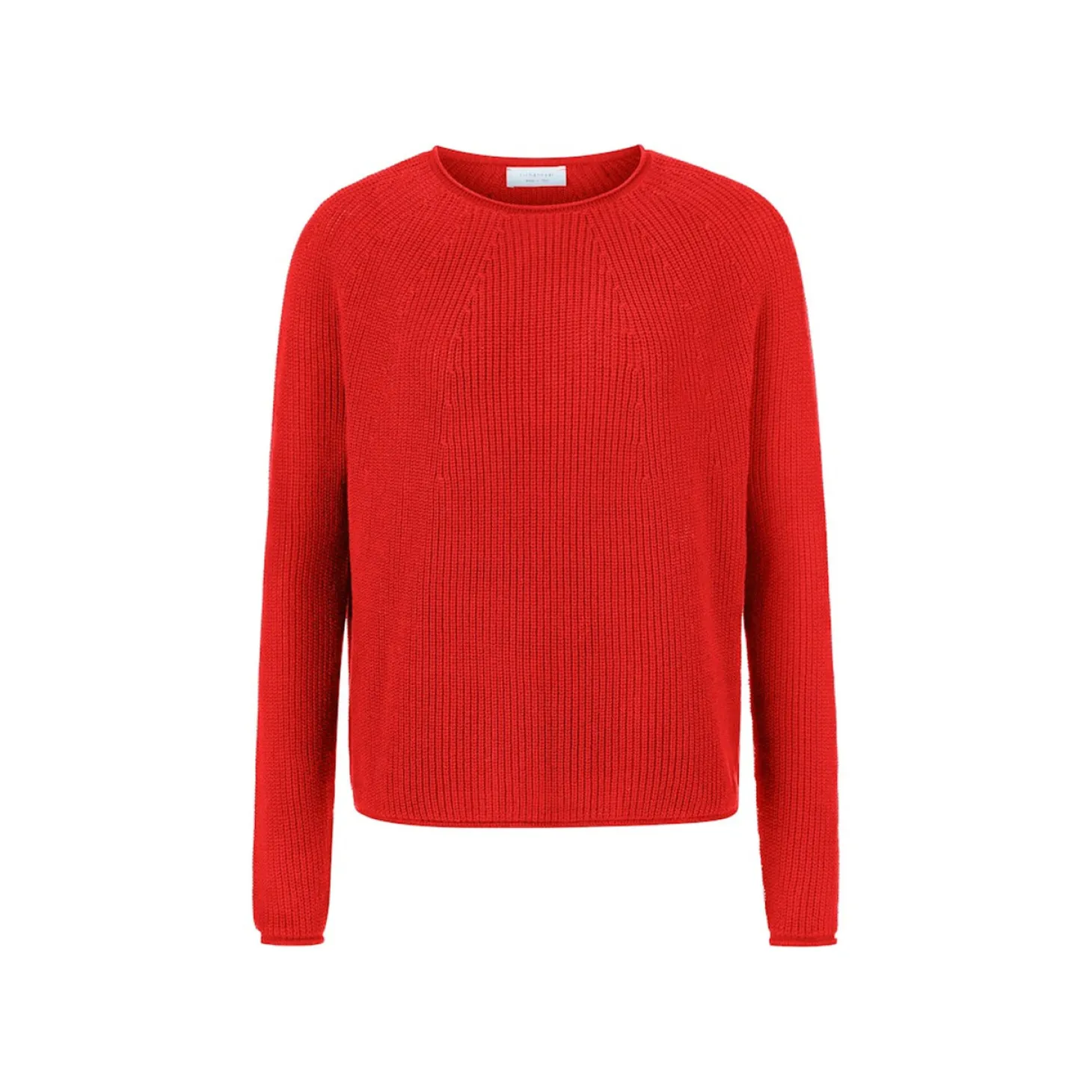 Seamless Crew Neck Half Cardig