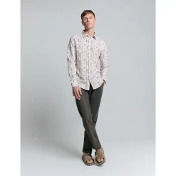 Shirt Allover Printed With Lin