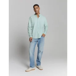 Shirt Granddad Solid With Line