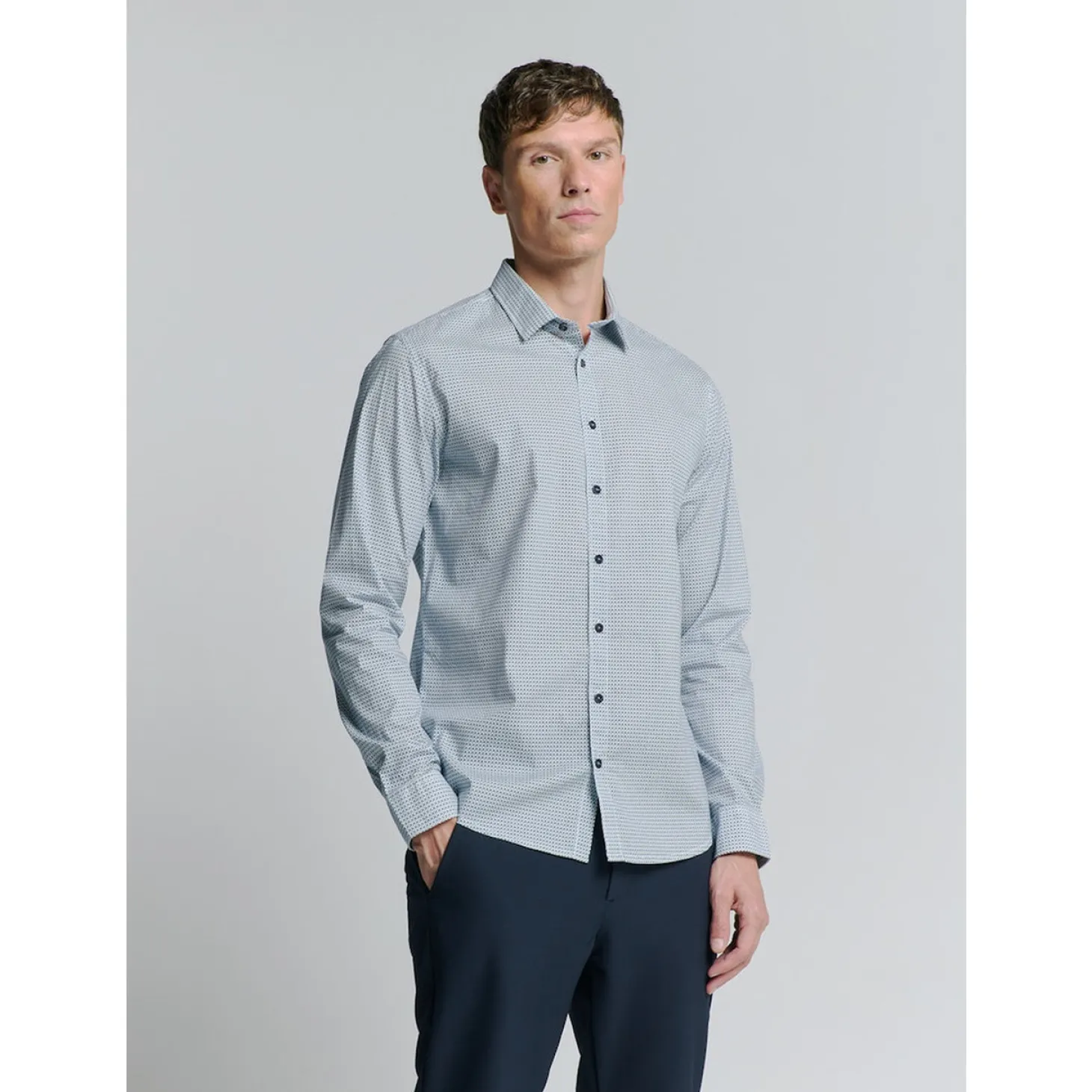 Shirt Stretch Allover Printed