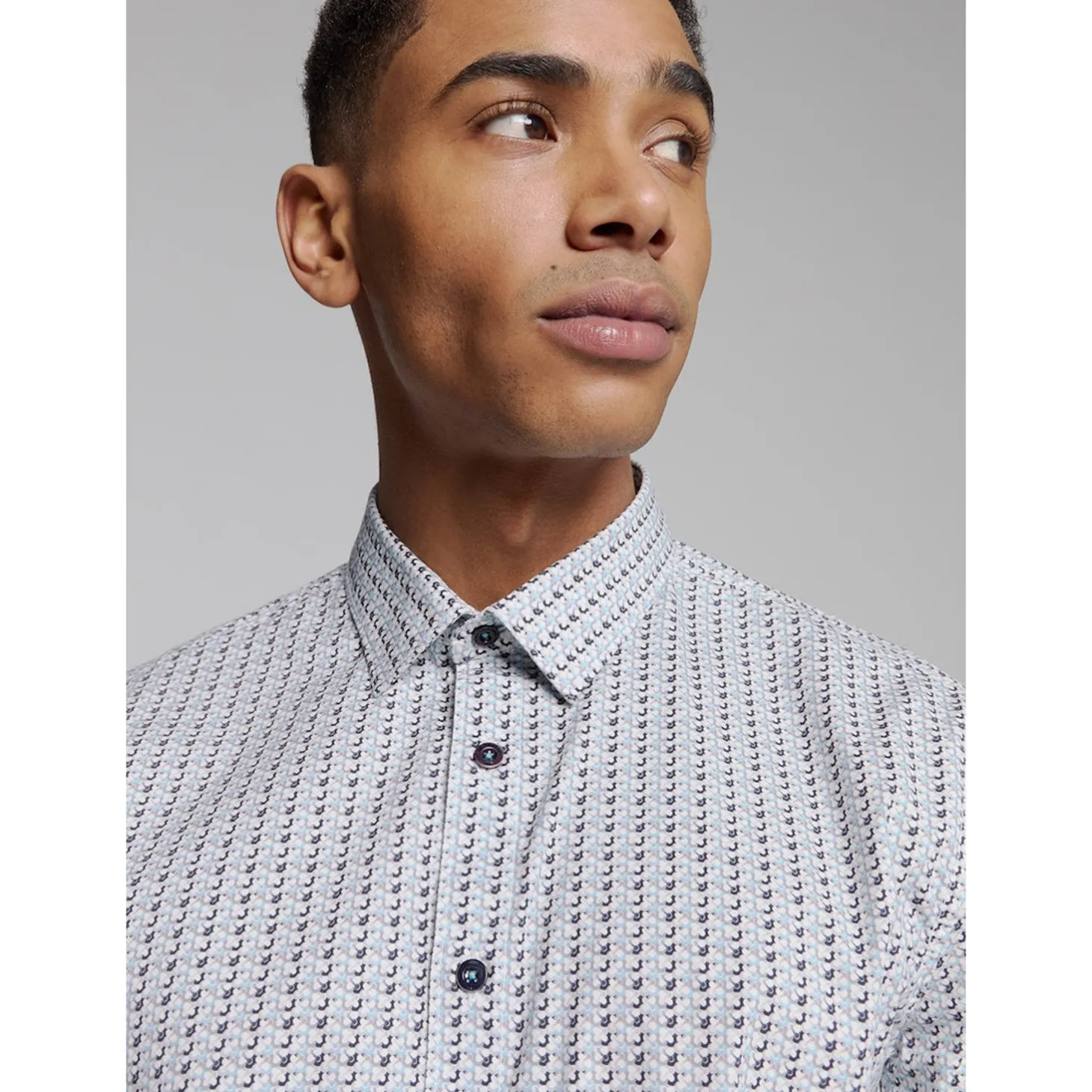 Shirt Stretch Allover Printed