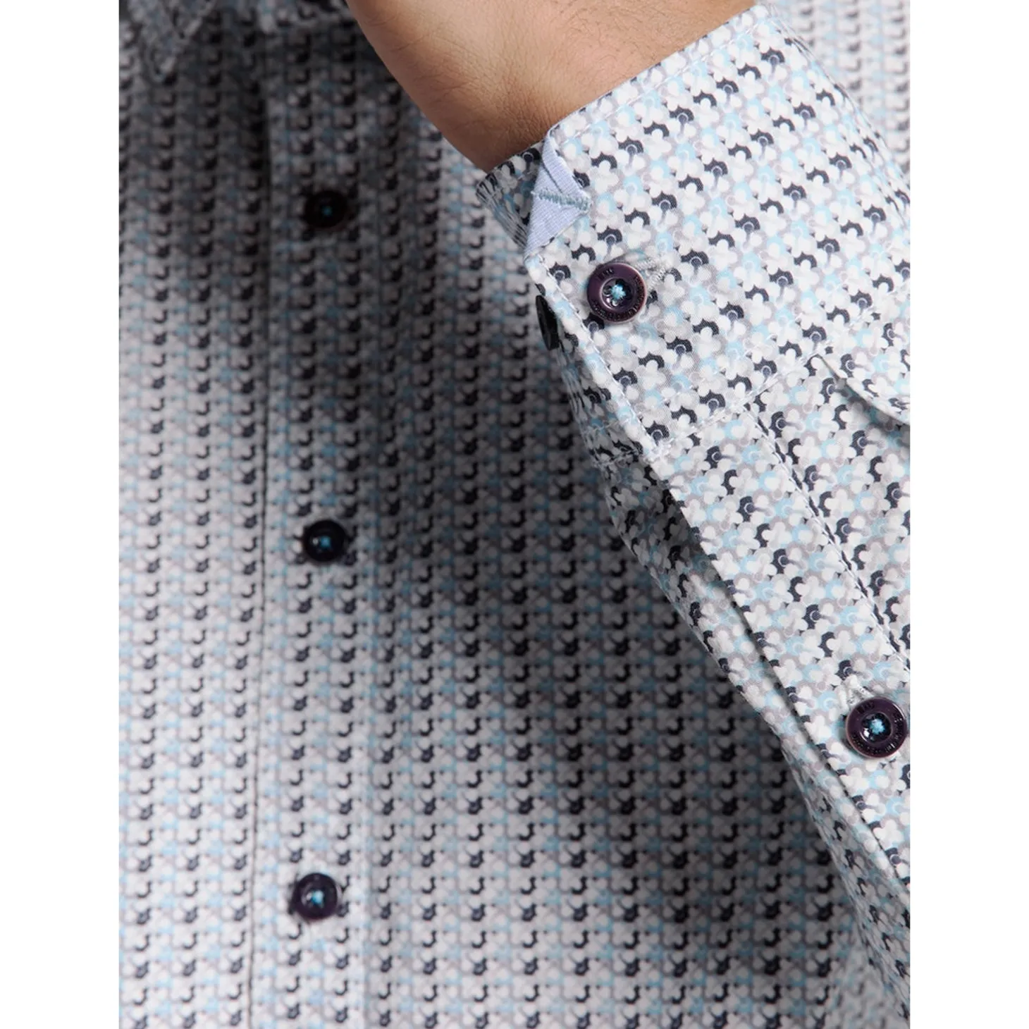 Shirt Stretch Allover Printed