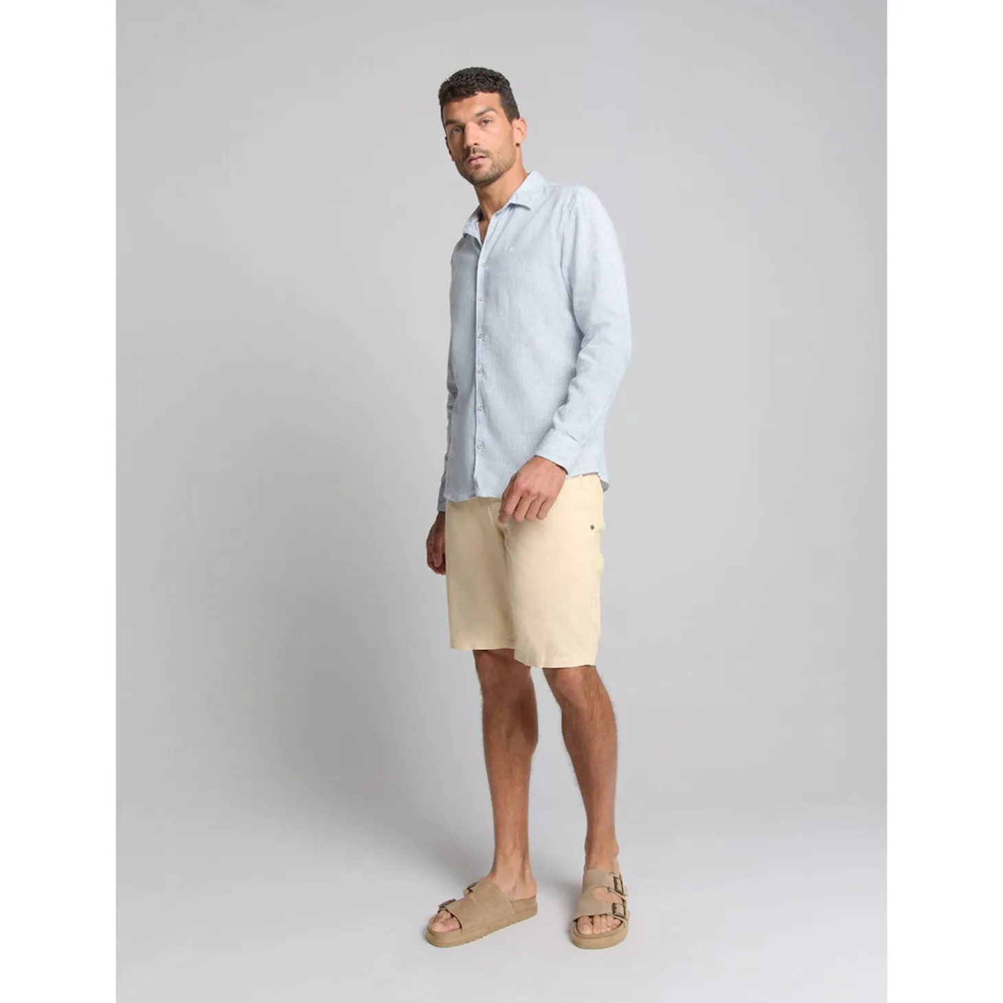 Shirt Verical small stripes Wi
