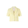 Short leeved boucle blazer