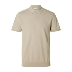 SLHBERG SS KNIT POLO NOOS