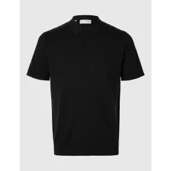 SLHBERG SS KNIT POLO NOOS