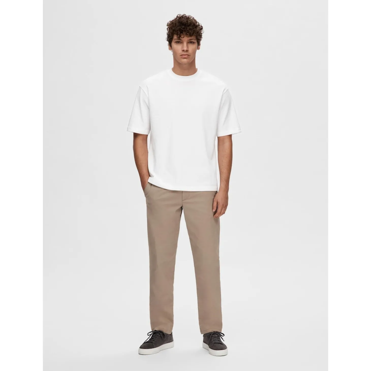 SLHLOOSEOSCAR SS O-NECK TEE NO