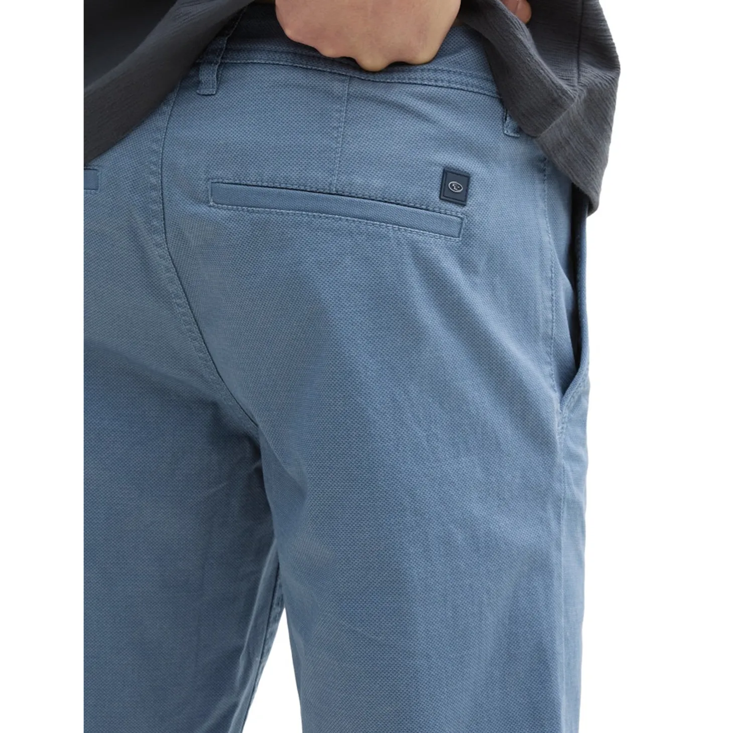 Slim printed chino shorts
