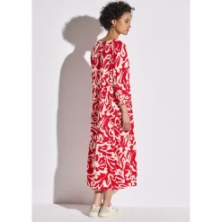 SOL_Midi Volant Dress AOP