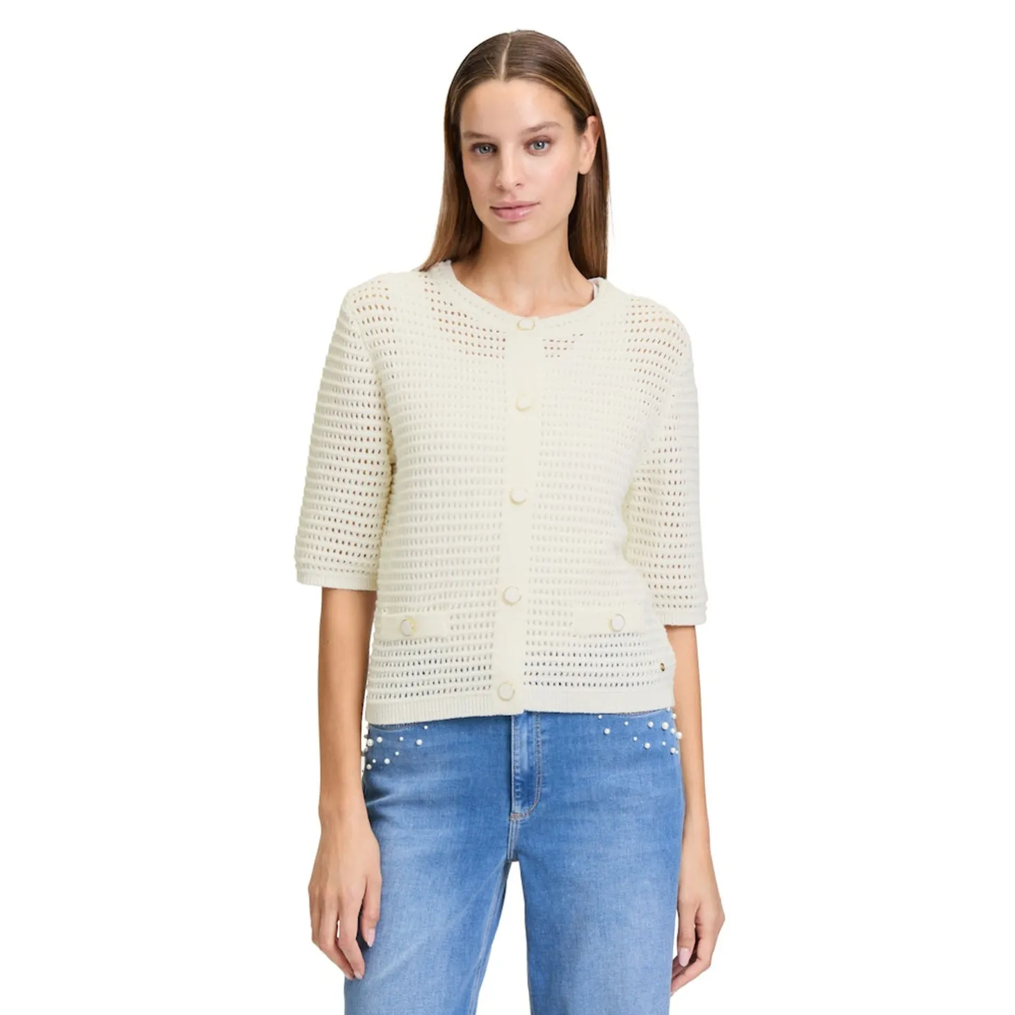 Strickjacke Kurz 1/2 Arm