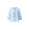 Striped blouse with bow