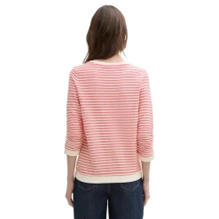 Striped jacquard sweatshirt
