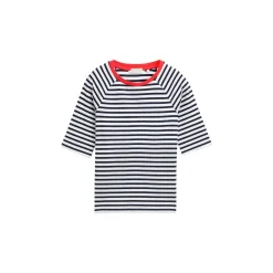 Striped raglan T-shirt