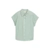 Striped shortsleeve shirt