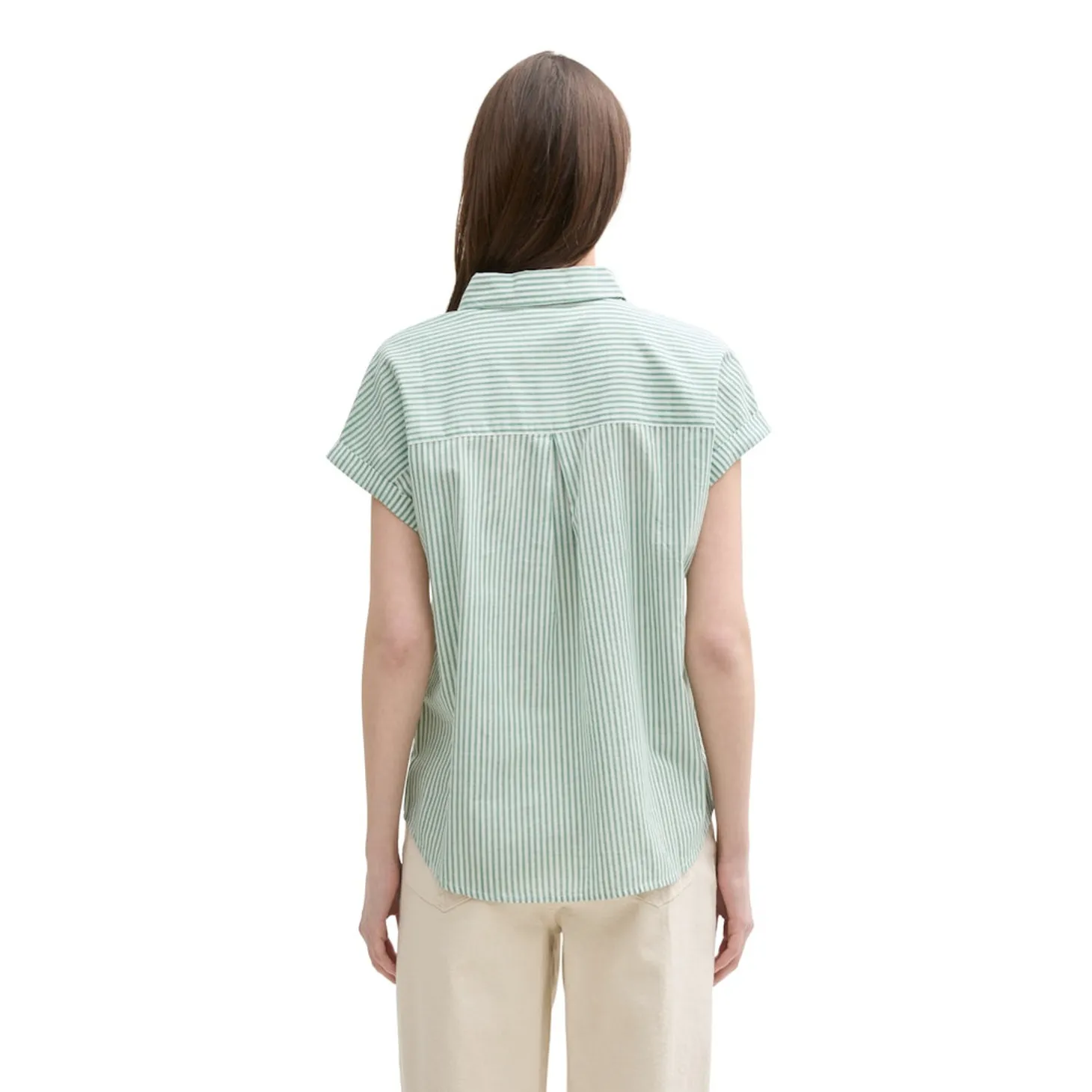 Striped shortsleeve shirt
