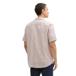 Structured cotton linen shirt