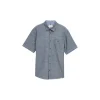 Structured slubyarn shirt