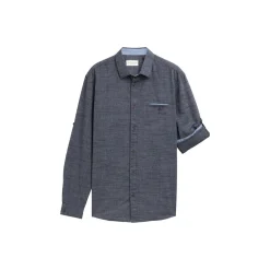 Structured slubyarn shirt