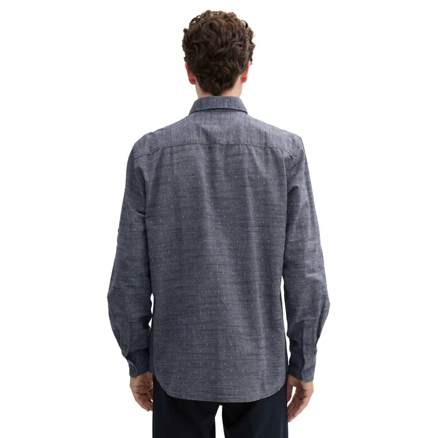 Structured slubyarn shirt