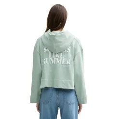Sweat jacket with print