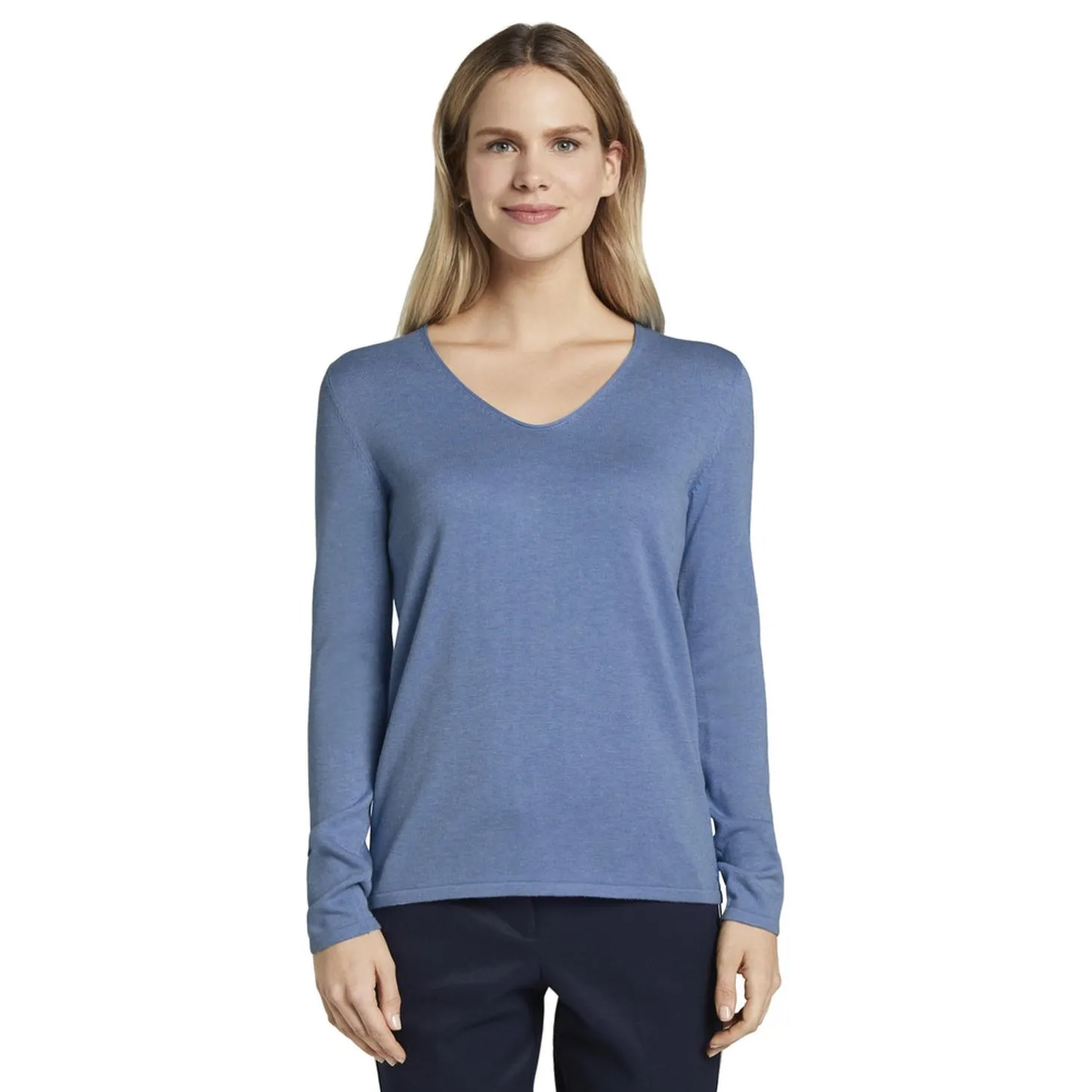 Sweater basic v-neck