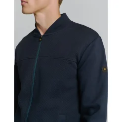 Sweater Full Zipper Jacquard M