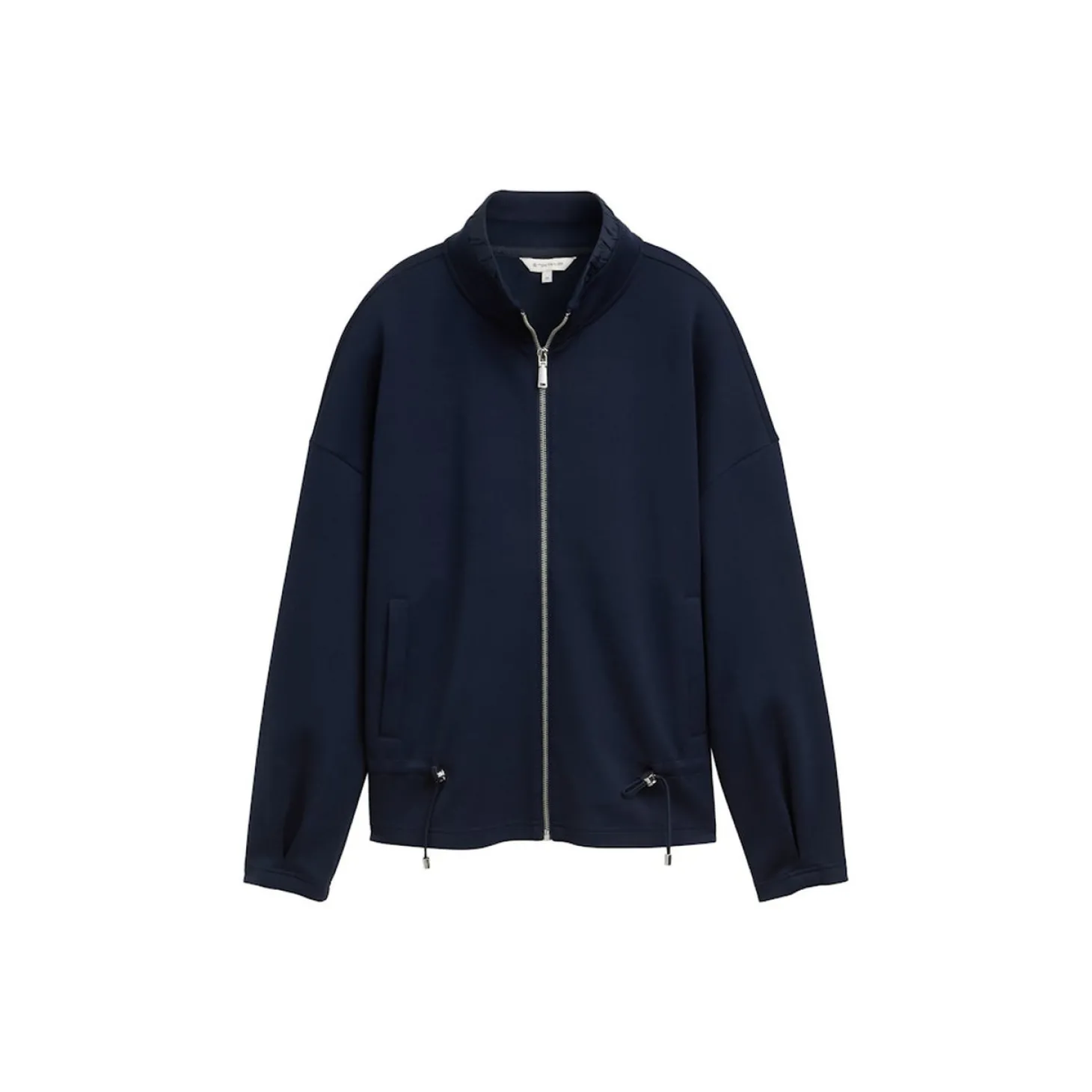 Sweatjacket stand up collar