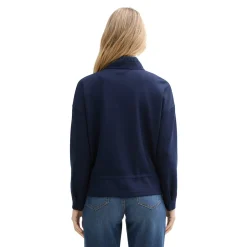 Sweatjacket stand up collar
