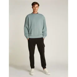 TEXTURED CREPE JERSEY CREW NEC