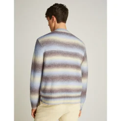 TJM REG OMBRE CNECK SWEATER