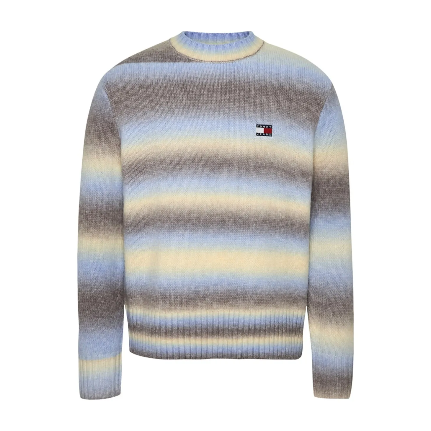 TJM REG OMBRE CNECK SWEATER