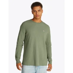 TJM SLIM WAFFLE LS TEE EXT
